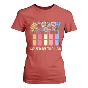 Lab Week T Shirt For Women Saved By The Lab Medical Laboratory Tech Medical Lab Tech TS02 Red Print Your Wear