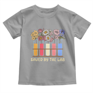 Lab Week Toddler T Shirt Saved By The Lab Medical Laboratory Tech Medical Lab Tech TS02 Sport Gray Print Your Wear