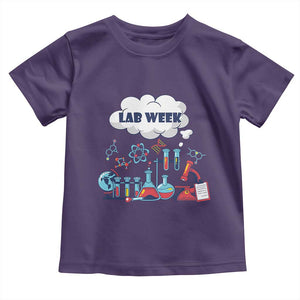 Lab Week Toddler T Shirt Medical Laboratory Science Lab Experiments TS02 Purple Print Your Wear