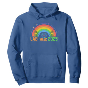 Lab Week Hoodie Medical Laboratory Science Lab Rainbow TS02 Royal Blue Printyourwear
