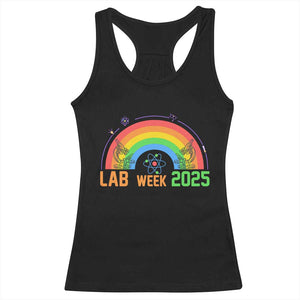 Lab Week Racerback Tank Top Medical Laboratory Science Lab Rainbow TS02 Black Print Your Wear
