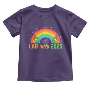 Lab Week Toddler T Shirt Medical Laboratory Science Lab Rainbow TS02 Purple Print Your Wear