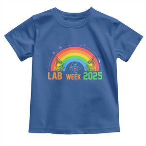 Lab Week Toddler T Shirt Medical Laboratory Science Lab Rainbow TS02 Royal Blue Print Your Wear