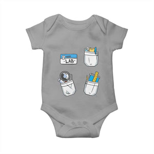Lab Week Baby Onesie Lab Techinician Scientist Laboratory Assistant TS02 Sport Gray Print Your Wear