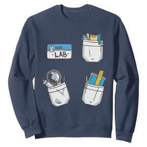 Lab Week Sweatshirt Lab Techinician Scientist Laboratory Assistant TS02 Navy Printyourwear