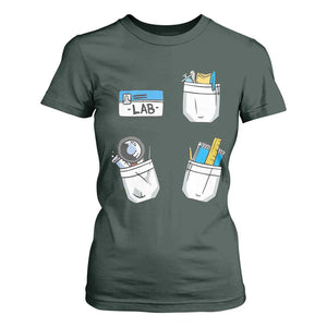 Lab Week T Shirt For Women Lab Techinician Scientist Laboratory Assistant TS02 Dark Forest Green Print Your Wear