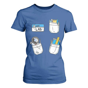 Lab Week T Shirt For Women Lab Techinician Scientist Laboratory Assistant TS02 Royal Blue Print Your Wear