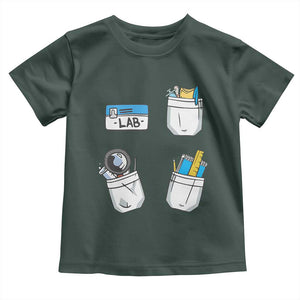Lab Week Toddler T Shirt Lab Techinician Scientist Laboratory Assistant TS02 Dark Forest Green Print Your Wear