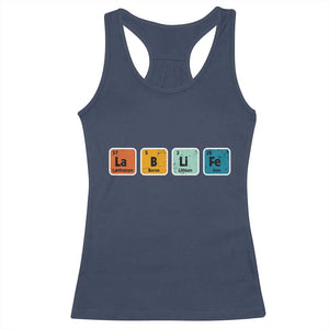 Lab Week Racerback Tank Top Funny Lab Life Laboratory Lab Rat Periodic Table TS02 Navy Print Your Wear