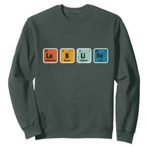 Lab Week Sweatshirt Funny Lab Life Laboratory Lab Rat Periodic Table TS02 Dark Forest Green Printyourwear