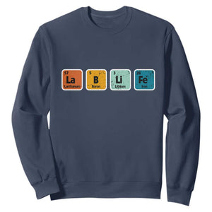 Lab Week Sweatshirt Funny Lab Life Laboratory Lab Rat Periodic Table TS02 Navy Printyourwear
