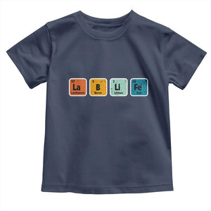 Lab Week Toddler T Shirt Funny Lab Life Laboratory Lab Rat Periodic Table TS02 Navy Print Your Wear