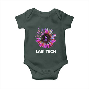 Lab Week Baby Onesie Lab Tech Sunflower Med Tech Medical Lab Technician TS02 Print Your Wear