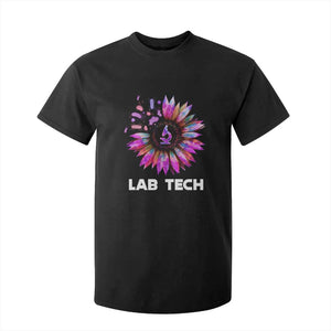 Lab Week T Shirt For Kid Lab Tech Sunflower Med Tech Medical Lab Technician TS02 Black Print Your Wear