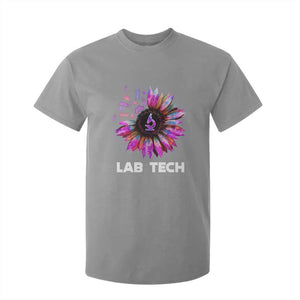 Lab Week T Shirt For Kid Lab Tech Sunflower Med Tech Medical Lab Technician TS02 Sport Gray Print Your Wear