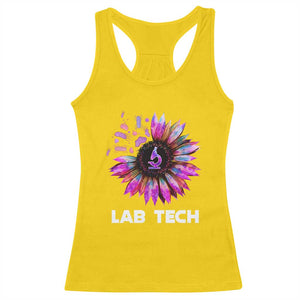 Lab Week Racerback Tank Top Lab Tech Sunflower Med Tech Medical Lab Technician TS02 Daisy Print Your Wear