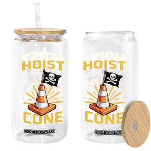 Hoist The Cone Jolly Roger Victory Glass Can Pirate Skull Baseball Sports Fan IYKYK Meme TS02 Print Your Wear