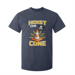 Hoist The Cone Jolly Roger Victory T Shirt For Kid Pirate Skull Baseball Sports Fan IYKYK Meme TS02 Navy Print Your Wear