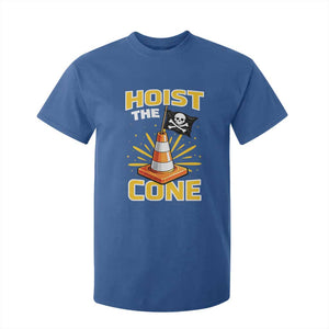Hoist The Cone Jolly Roger Victory T Shirt For Kid Pirate Skull Baseball Sports Fan IYKYK Meme TS02 Royal Blue Print Your Wear