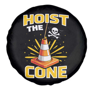 Hoist The Cone Jolly Roger Victory Spare Tire Cover Pirate Skull Baseball Sports Fan IYKYK Meme TS02 Print Your Wear