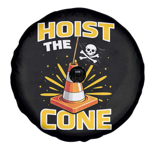 Hoist The Cone Jolly Roger Victory Spare Tire Cover Pirate Skull Baseball Sports Fan IYKYK Meme TS02 Print Your Wear