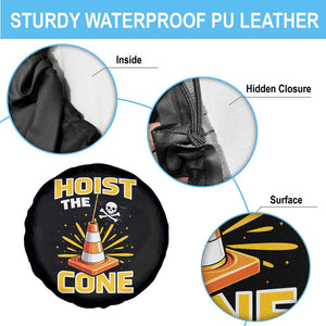 Hoist The Cone Jolly Roger Victory Spare Tire Cover Pirate Skull Baseball Sports Fan IYKYK Meme TS02 Print Your Wear