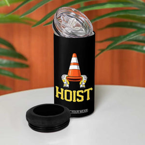 Funny Hoist The Cone Trophy 4 in 1 Can Cooler Tumbler IYKYK Meme Sports Fan Victory Celebration TS02 Print Your Wear