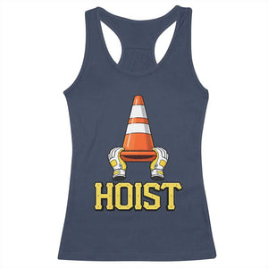 Funny Hoist The Cone Trophy Racerback Tank Top IYKYK Meme Sports Fan Victory Celebration TS02 Navy Print Your Wear