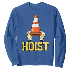Funny Hoist The Cone Trophy Sweatshirt IYKYK Meme Sports Fan Victory Celebration TS02 Royal Blue Print Your Wear