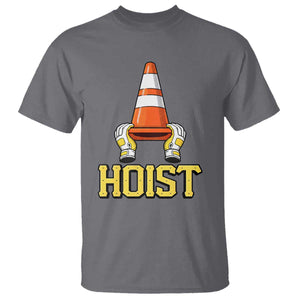 Funny Hoist The Cone Trophy T Shirt IYKYK Meme Sports Fan Victory Celebration TS02 Charcoal Print Your Wear