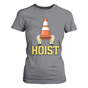 Funny Hoist The Cone Trophy T Shirt For Women IYKYK Meme Sports Fan Victory Celebration TS02 Charcoal Print Your Wear