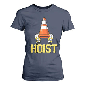 Funny Hoist The Cone Trophy T Shirt For Women IYKYK Meme Sports Fan Victory Celebration TS02 Navy Print Your Wear