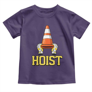 Funny Hoist The Cone Trophy Toddler T Shirt IYKYK Meme Sports Fan Victory Celebration TS02 Purple Print Your Wear