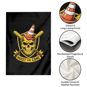 Funny Hoist The Cone Skull Garden Flag IYKYK Meme Gritty Victory Celebration Sports Fan TS02 Print Your Wear
