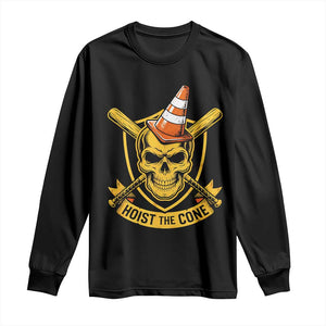 Funny Hoist The Cone Skull Long Sleeve Shirt IYKYK Meme Gritty Victory Celebration Sports Fan TS02 Black Print Your Wear