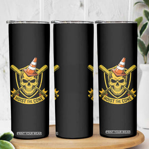 Funny Hoist The Cone Skull Skinny Tumbler IYKYK Meme Gritty Victory Celebration Sports Fan TS02 Print Your Wear