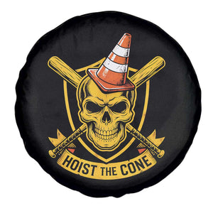 Funny Hoist The Cone Skull Spare Tire Cover IYKYK Meme Gritty Victory Celebration Sports Fan TS02 Print Your Wear