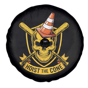 Funny Hoist The Cone Skull Spare Tire Cover IYKYK Meme Gritty Victory Celebration Sports Fan TS02 Print Your Wear