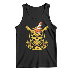 Funny Hoist The Cone Skull Tank Top IYKYK Meme Gritty Victory Celebration Sports Fan TS02 Black Print Your Wear
