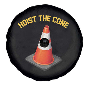Vintage Hoist The Cone Victory Graphic Spare Tire Cover Funny Baseball Fan Pride Celebration IYKYK Meme TS02 Print Your Wear
