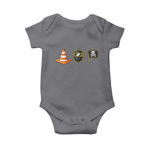 Pittsburgh Victory Icons Rebus Graphic IYKYK Meme Baby Onesie Hoist The Cone Welding Mask Jolly Roger Flag TS02 Charcoal Print Your Wear