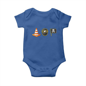 Pittsburgh Victory Icons Rebus Graphic IYKYK Meme Baby Onesie Hoist The Cone Welding Mask Jolly Roger Flag TS02 Royal Blue Print Your Wear