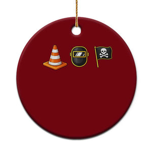 Pittsburgh Victory Icons Rebus Graphic IYKYK Meme Ceramic Ornament Hoist The Cone Welding Mask Jolly Roger Flag TS02 1pc Red Print Your Wear