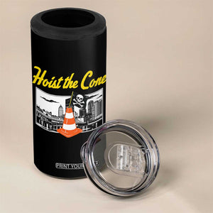 Pittsburgh Skyline Victory Hoist The Cone Meme 4 in 1 Can Cooler Tumbler Funny Sports Fan Celebration TS02 Print Your Wear
