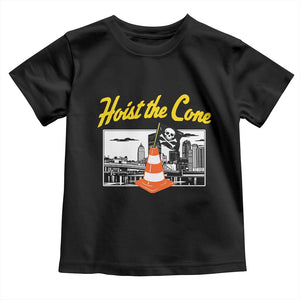Pittsburgh Skyline Victory Hoist The Cone Meme Toddler T Shirt Funny Sports Fan Celebration TS02 Black Print Your Wear
