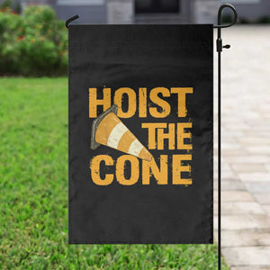 Vintage Hoist The Cone Distressed Graphic Garden Flag Funny Sports Meme Baseball Fan Victory Celebration TS02 Print Your Wear