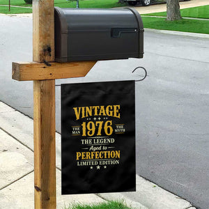 Vintage 1976 Aged to Perfection Garden Flag Limited Edition Retro 50th Birthday TS02 Print Your Wear