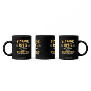 Vintage 1976 Aged to Perfection Coffee Mug Limited Edition Retro 50th Birthday
