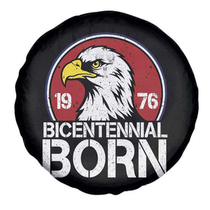 Patriotic Bicentennial Born 1976 Spare Tire Cover American Bald Eagle 50th Birthday