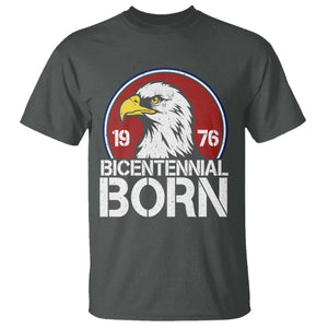 Patriotic Bicentennial Born 1976 T Shirt American Bald Eagle 50th Birthday